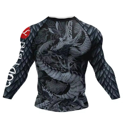 Rashguard Dragón Gris