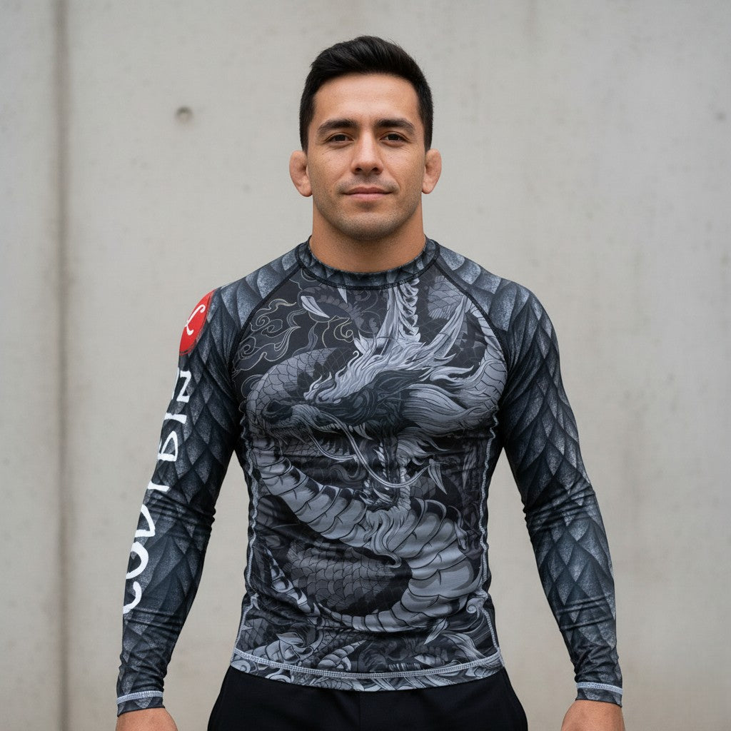 Rashguard Dragón Gris