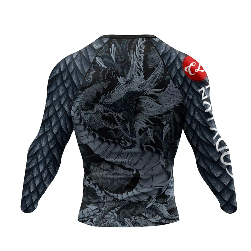 Rashguard Dragón Gris